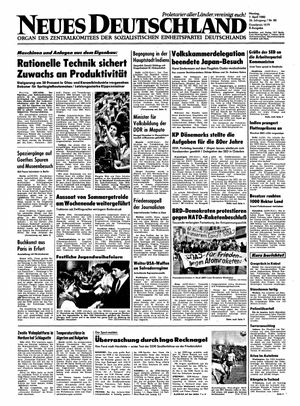 Neues Deutschland Online-Archiv vom 07.04.1980