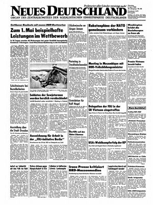 Neues Deutschland Online-Archiv vom 08.04.1980