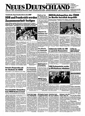 Neues Deutschland Online-Archiv vom 15.04.1980