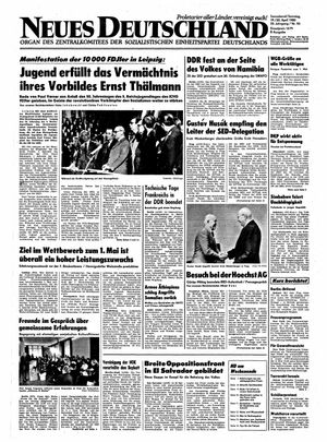 Neues Deutschland Online-Archiv vom 19.04.1980