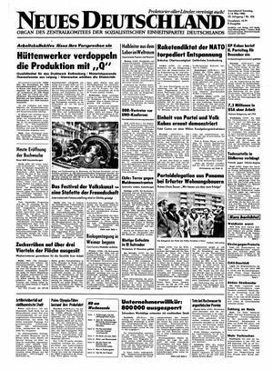 Neues Deutschland Online-Archiv vom 03.05.1980