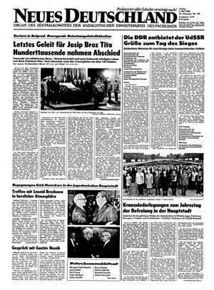 Neues Deutschland Online-Archiv on May 9, 1980