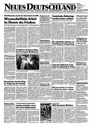 Neues Deutschland Online-Archiv vom 12.05.1980