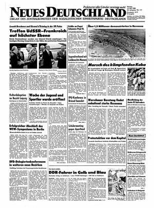 Neues Deutschland Online-Archiv vom 19.05.1980