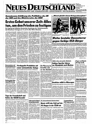 Neues Deutschland Online-Archiv vom 21.05.1980