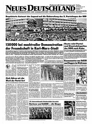 Neues Deutschland Online-Archiv vom 27.05.1980