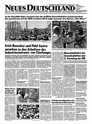 Neues Deutschland Online-Archiv vom 30.05.1980
