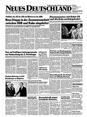 Neues Deutschland Online-Archiv vom 04.06.1980