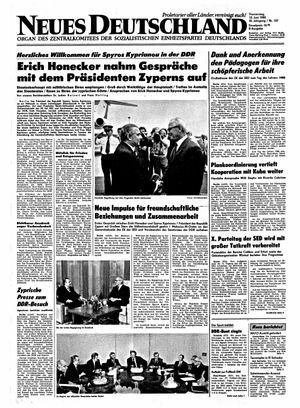 Neues Deutschland Online-Archiv vom 12.06.1980