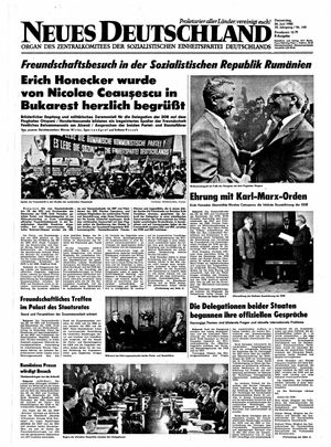 Neues Deutschland Online-Archiv vom 26.06.1980