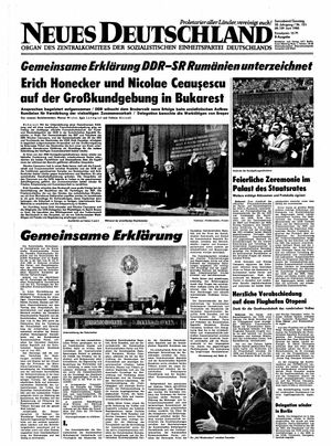 Neues Deutschland Online-Archiv vom 28.06.1980