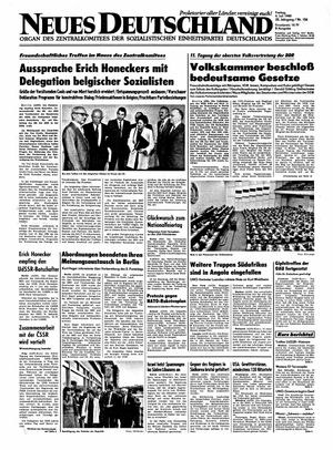 Neues Deutschland Online-Archiv vom 04.07.1980