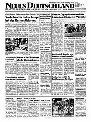 Neues Deutschland Online-Archiv vom 14.07.1980