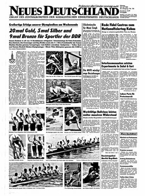 Neues Deutschland Online-Archiv vom 28.07.1980