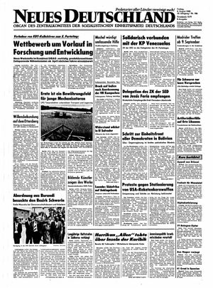 Neues Deutschland Online-Archiv vom 08.08.1980