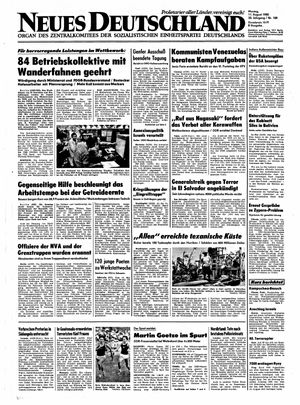 Neues Deutschland Online-Archiv vom 11.08.1980