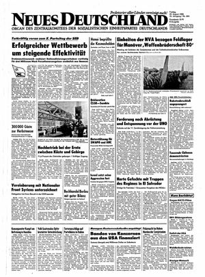 Neues Deutschland Online-Archiv vom 29.08.1980