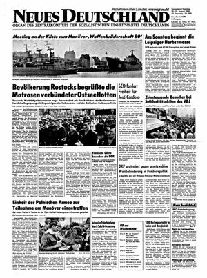 Neues Deutschland Online-Archiv vom 30.08.1980