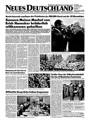 Neues Deutschland Online-Archiv vom 18.09.1980