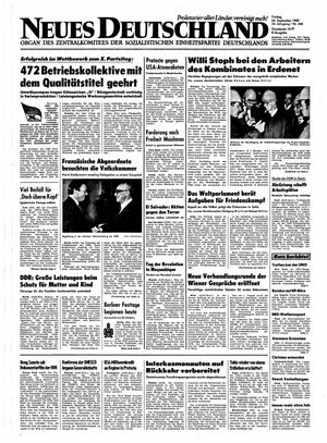Neues Deutschland Online-Archiv vom 26.09.1980