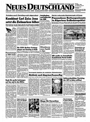 Neues Deutschland Online-Archiv vom 13.10.1980