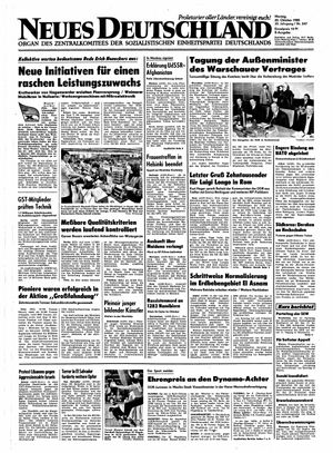 Neues Deutschland Online-Archiv vom 20.10.1980