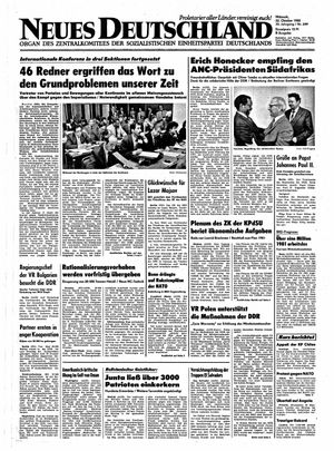 Neues Deutschland Online-Archiv vom 22.10.1980