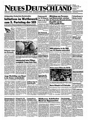 Neues Deutschland Online-Archiv vom 29.10.1980