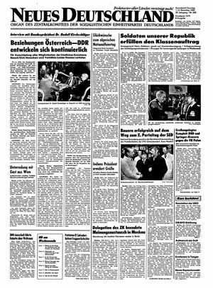 Neues Deutschland Online-Archiv vom 01.11.1980