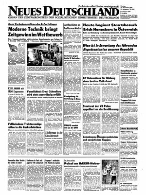Neues Deutschland Online-Archiv vom 10.11.1980