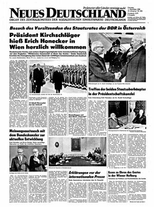 Neues Deutschland Online-Archiv vom 11.11.1980