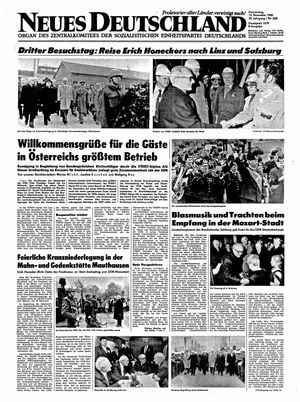 Neues Deutschland Online-Archiv vom 13.11.1980