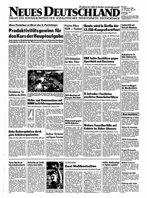 Neues Deutschland Online-Archiv vom 17.11.1980