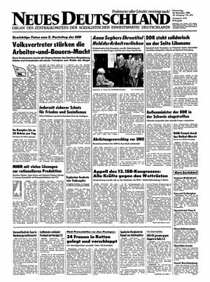Neues Deutschland Online-Archiv vom 20.11.1980