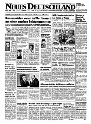 Neues Deutschland Online-Archiv vom 27.11.1980