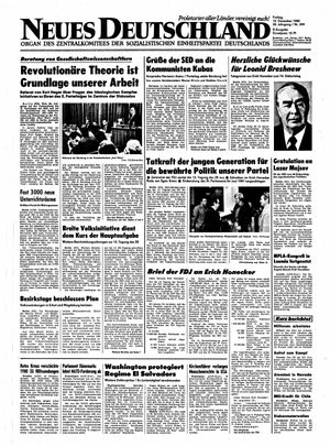 Neues Deutschland Online-Archiv vom 19.12.1980