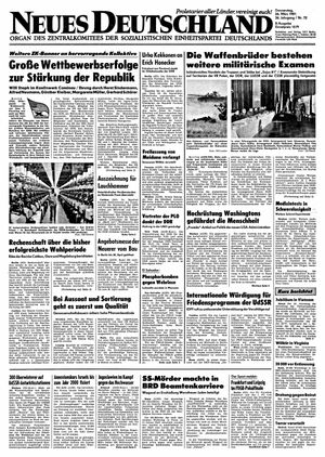 Neues Deutschland Online-Archiv vom 26.03.1981