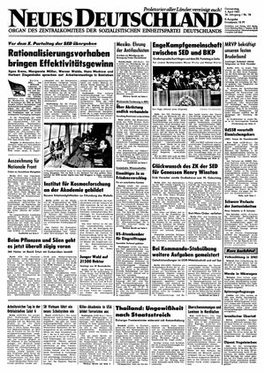 Neues Deutschland Online-Archiv vom 02.04.1981