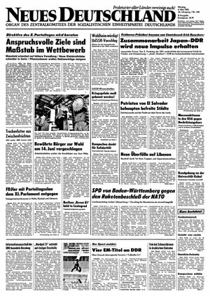 Neues Deutschland Online-Archiv vom 04.05.1981