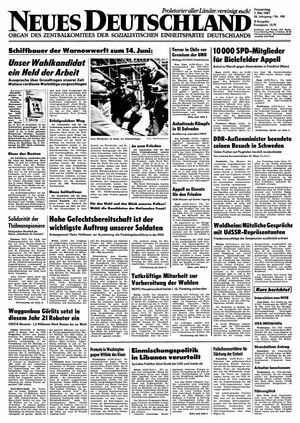 Neues Deutschland Online-Archiv vom 07.05.1981