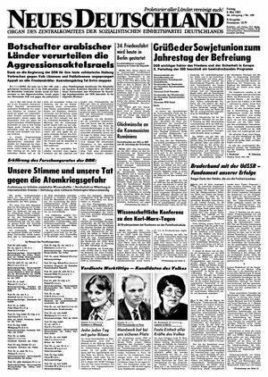 Neues Deutschland Online-Archiv vom 08.05.1981