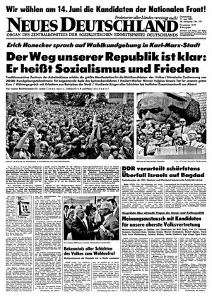 Neues Deutschland Online-Archiv vom 11.06.1981