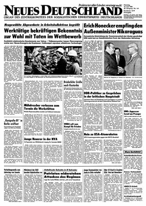 Neues Deutschland Online-Archiv vom 16.06.1981
