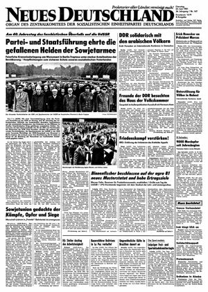 Neues Deutschland Online-Archiv vom 23.06.1981