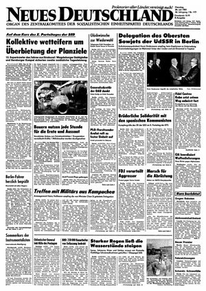 Neues Deutschland Online-Archiv vom 28.07.1981