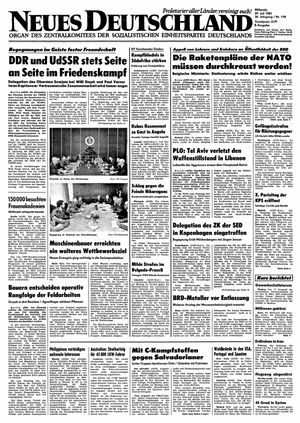 Neues Deutschland Online-Archiv vom 29.07.1981