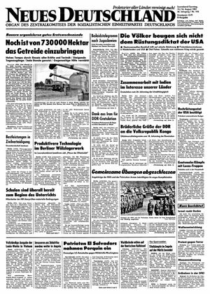 Neues Deutschland Online-Archiv on Aug 15, 1981