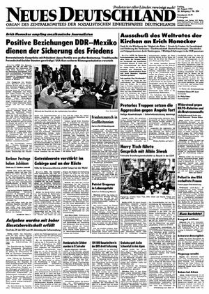 Neues Deutschland Online-Archiv vom 28.08.1981