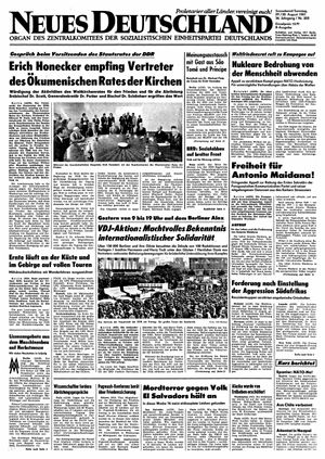 Neues Deutschland Online-Archiv vom 29.08.1981