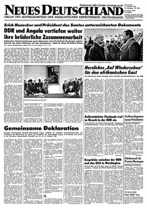 Neues Deutschland Online-Archiv vom 15.10.1981